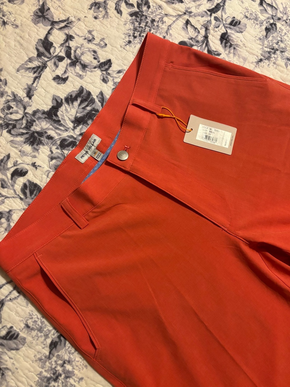 Peter Millar Men’s Coral Shackleford Hybrid Performance Shorts Size 32 Waist